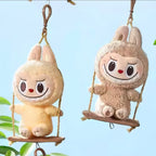 Pop Mart City Park Limited Edition LABUBU Timber Workshop the Monsters Labubus on the Swing Plush Pendant Blind Box