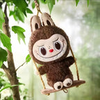 Pop Mart City Park Limited Edition LABUBU Timber Workshop the Monsters Labubus on the Swing Plush Pendant Blind Box