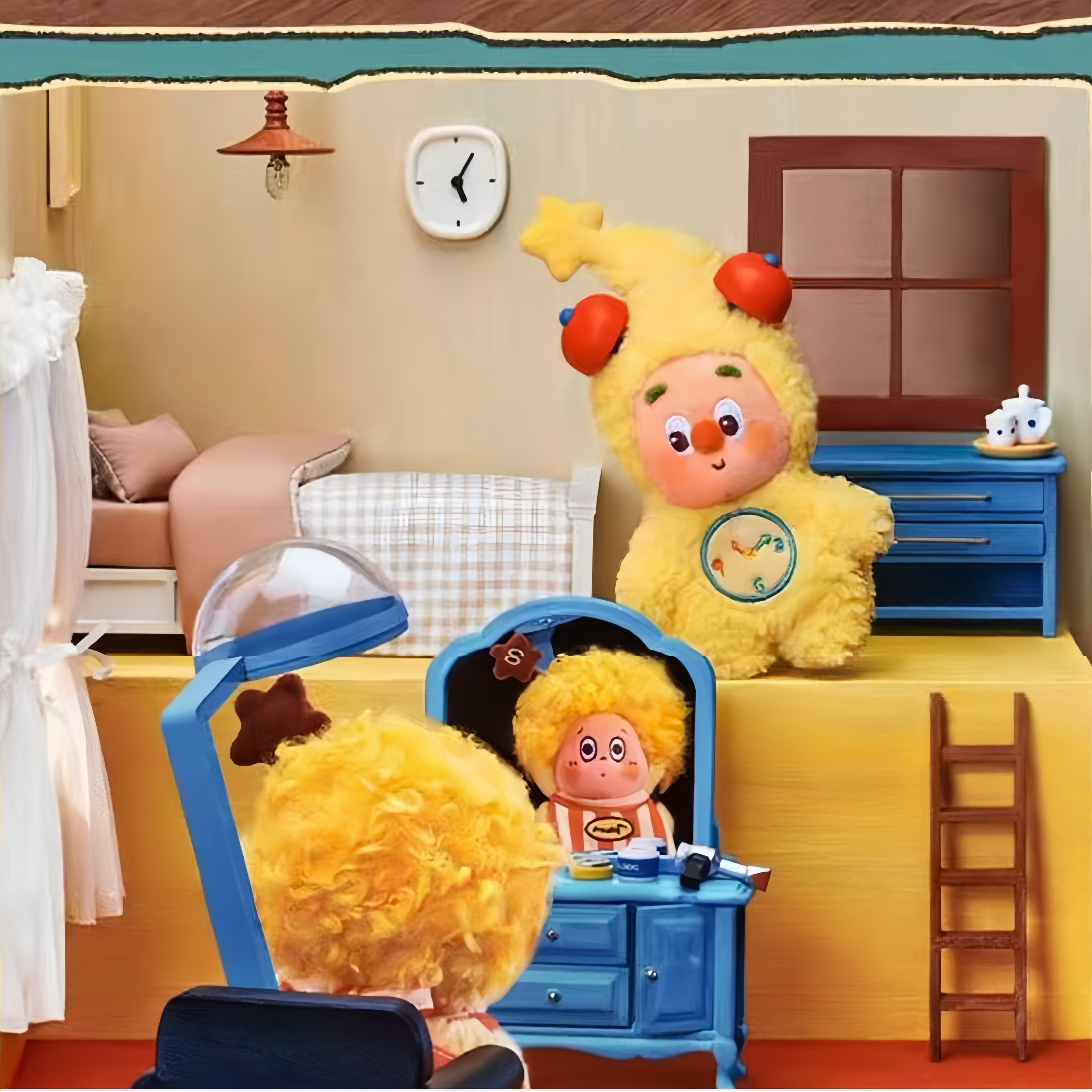 Pop Mart We Are All Star People Series Twinkle Twinkle Plush Keychain 123 Star People V2