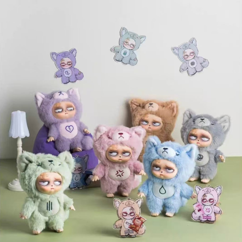 Sleepless Grumpipi Insomnia Runaway Doll Vinyl Plush Blind Box Figurine