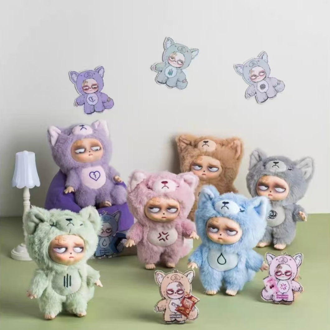 Sleepless Grumpipi Insomnia Runaway Doll Vinyl Plush Blind Box Figurine