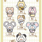 PUPUHOME Mantou Cat Animal Town Series Blind Box Vinyl Plush Keychains and Trendy Toys