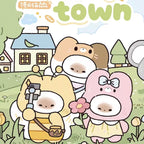 PUPUHOME Mantou Cat Animal Town Series Blind Box Vinyl Plush Keychains and Trendy Toys