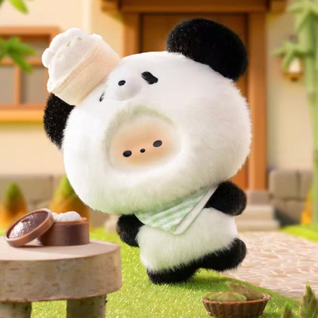 PUPUHOME Mantou Cat Animal Town Series Blind Box Vinyl Plush Keychains and Trendy Toys