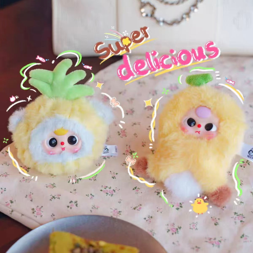Baby Three Eat Heartily Series Plush Blind Box Cute Doll Bag Charm Gift