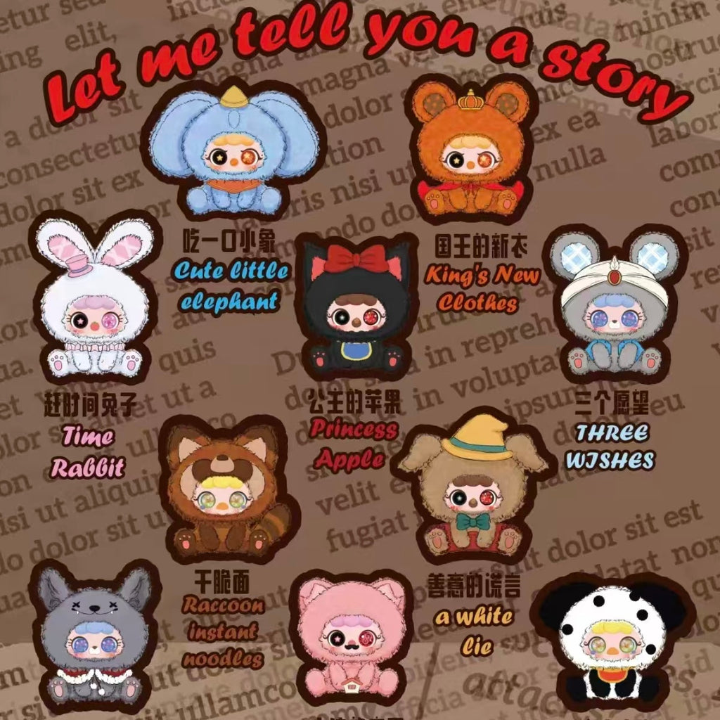 Baby Three MIGO Fairy Tale Secrets Halloween Plush Toy Blind Box