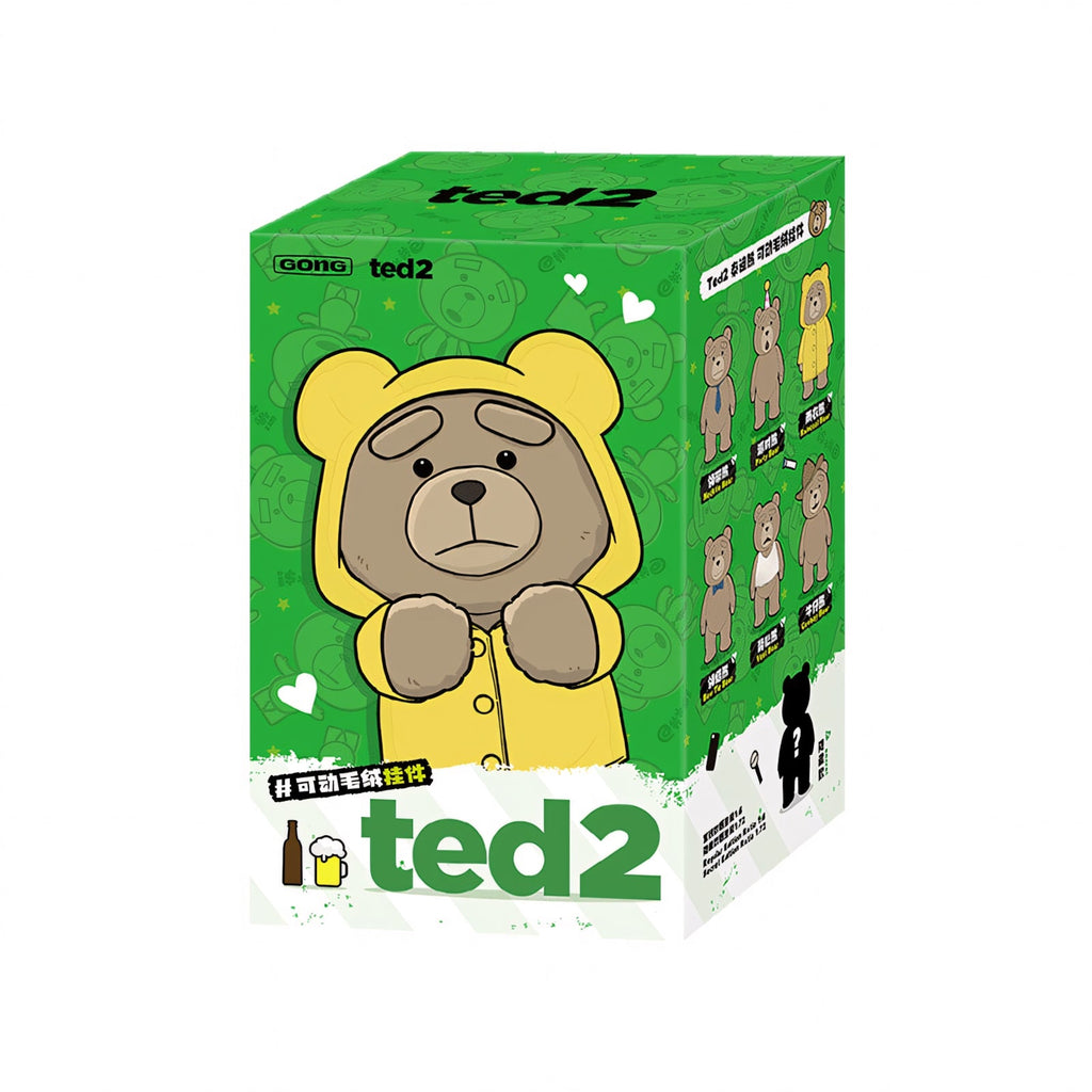 TED2 BEAR SERIES PLUSH PENDANT BLIND BOX CONFIRMED HOT CUTE GIFT TOY