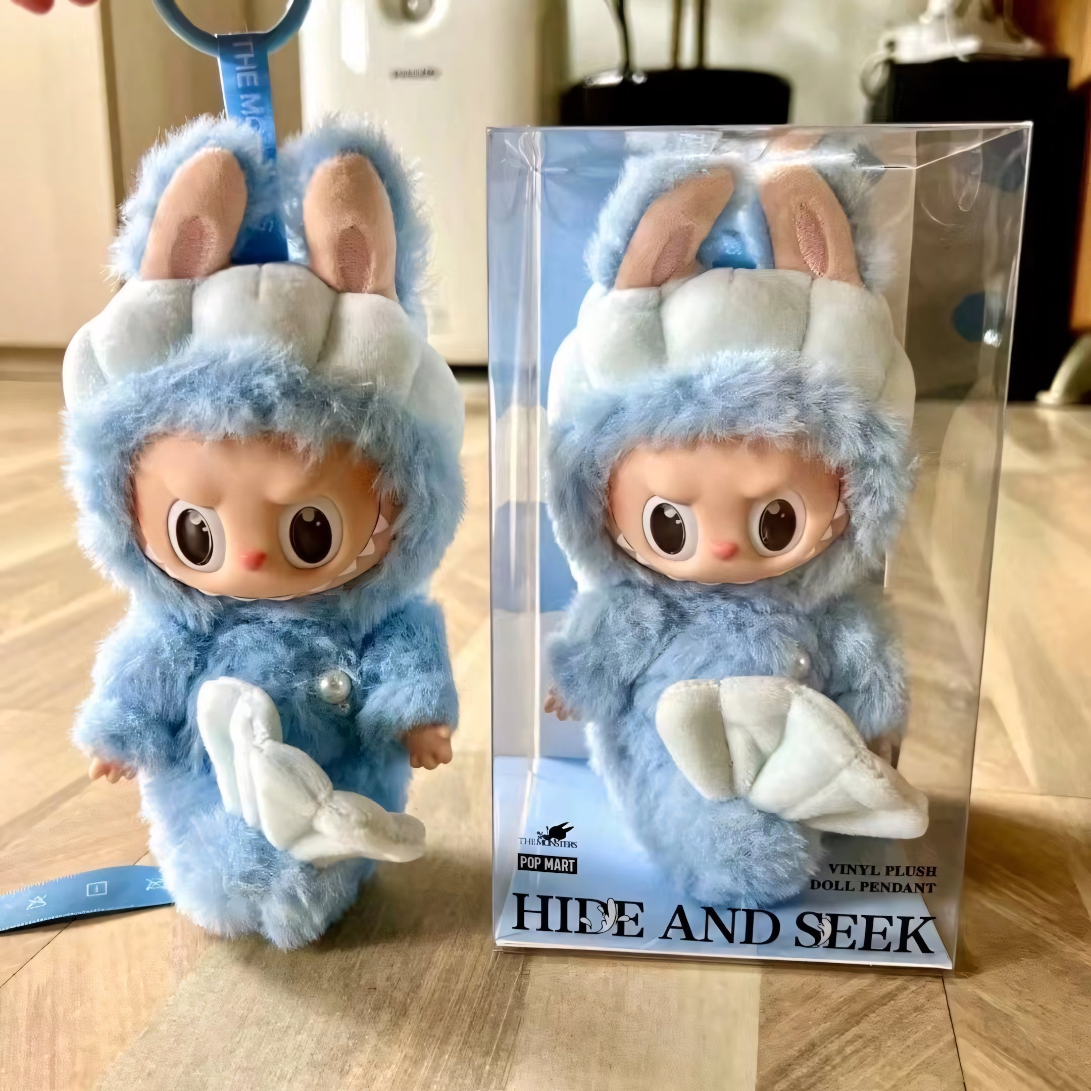 The Monsters Labubu Hide And Seek In Singapore Series Vinyl Plush Doll Pendant