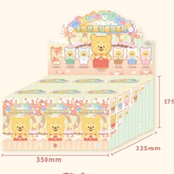 TOPTOY Disney Winnie the Pooh Candy Series Vinyl Plush Blind Box Cute Birthday Gift for Girls
