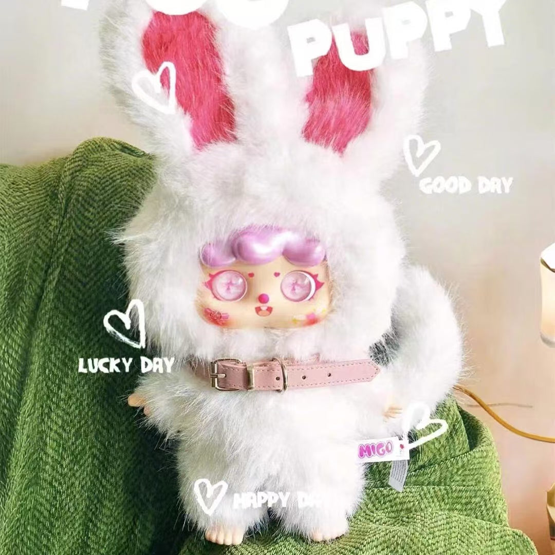 [MIGO Twin Life Limited Edition] 400% Plush Hanging Card Black Night White Day Series Blind Box