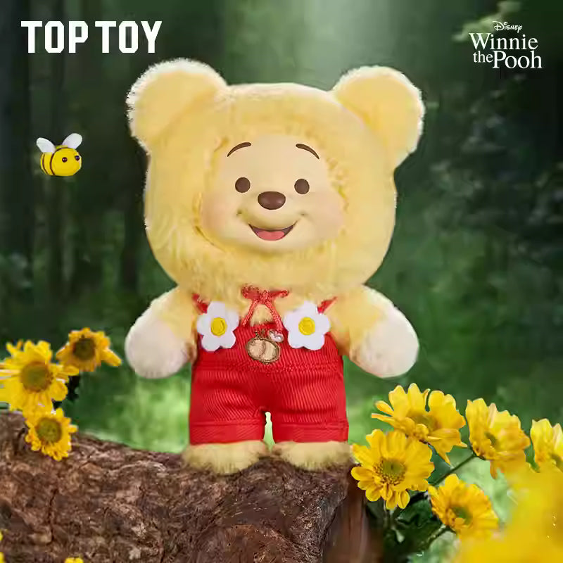 TOPTOY Disney Winnie the Pooh Candy Series Vinyl Plush Blind Box Cute Birthday Gift for Girls