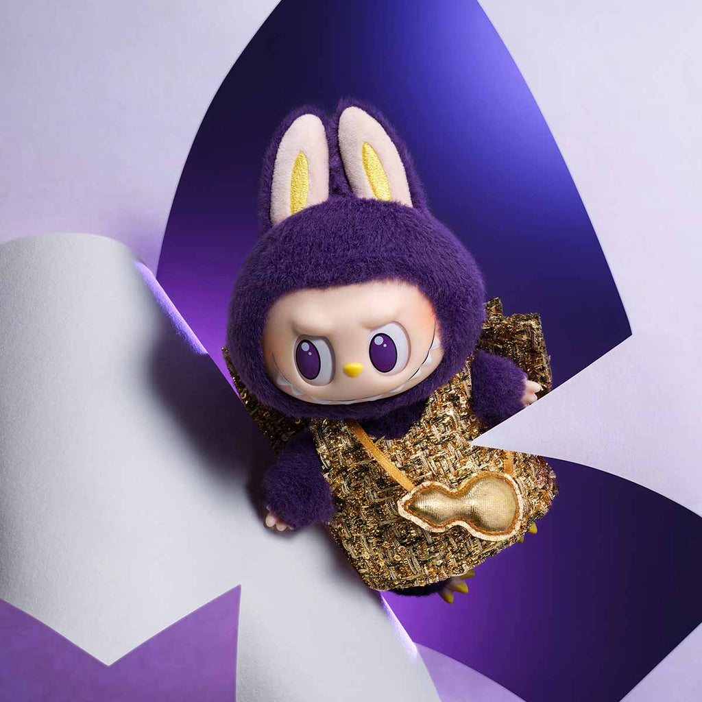 Pop Mart x THE MONSTERS: Labubu Wearing PRONOUNCE Fashion Label "Wings Of Fortune" Plush Doll Pendant