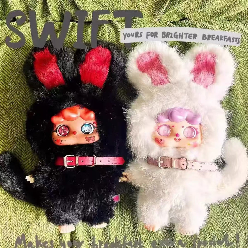 [MIGO Twin Life Limited Edition] 400% Plush Hanging Card Black Night White Day Series Blind Box