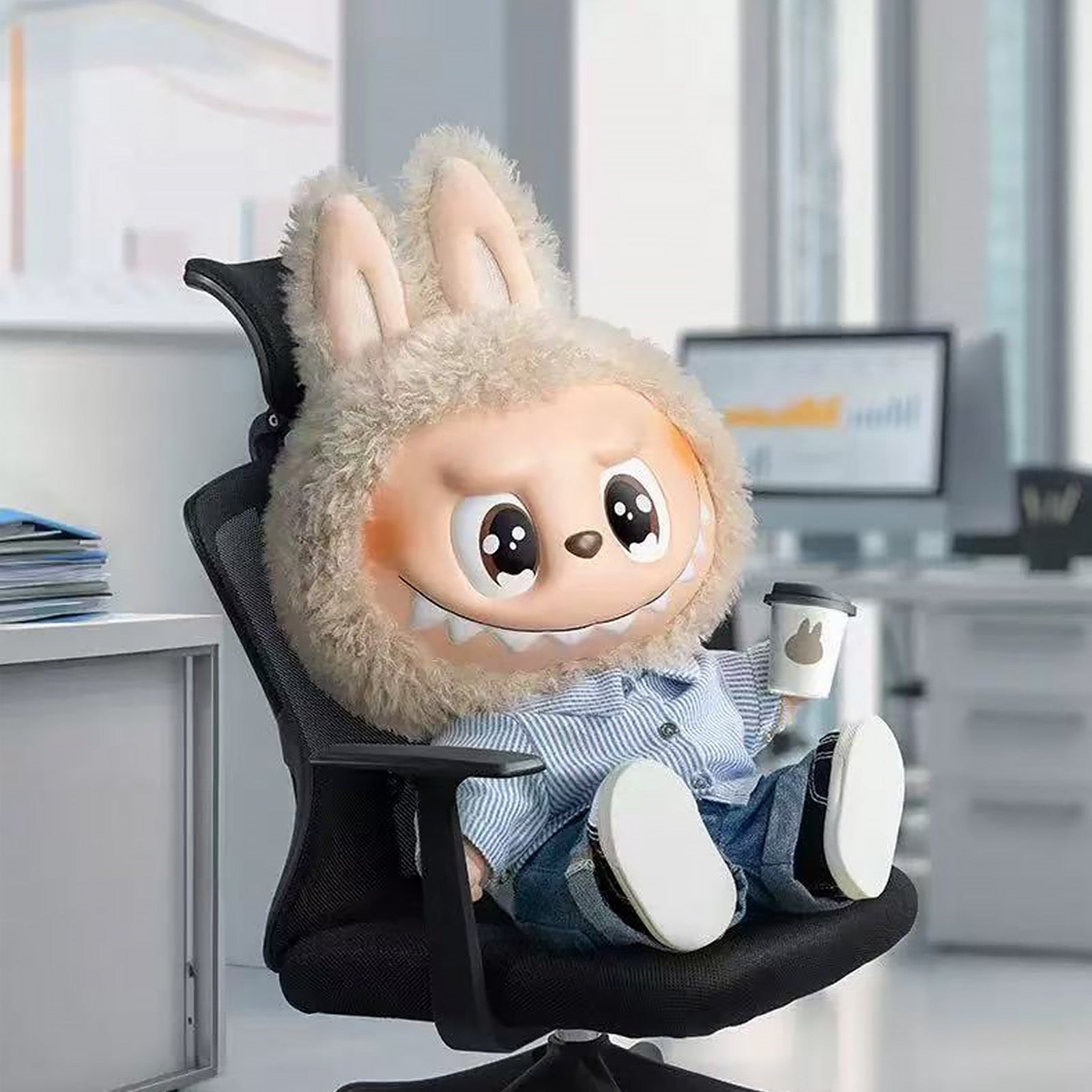 Authentic Pop Mart THE MONSTERS - FLIP WITH ME Vinyl Plush Doll