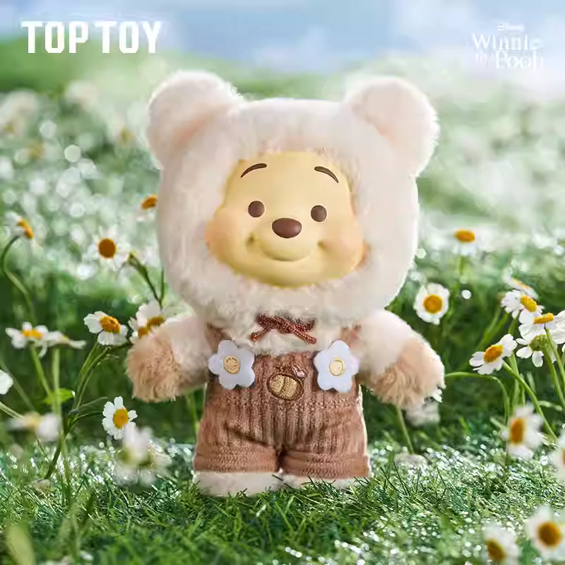 TOPTOY Disney Winnie the Pooh Candy Series Vinyl Plush Blind Box Cute Birthday Gift for Girls