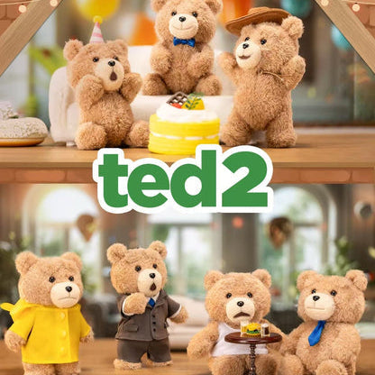 TED2 BEAR SERIES PLUSH PENDANT BLIND BOX CONFIRMED HOT CUTE GIFT TOY