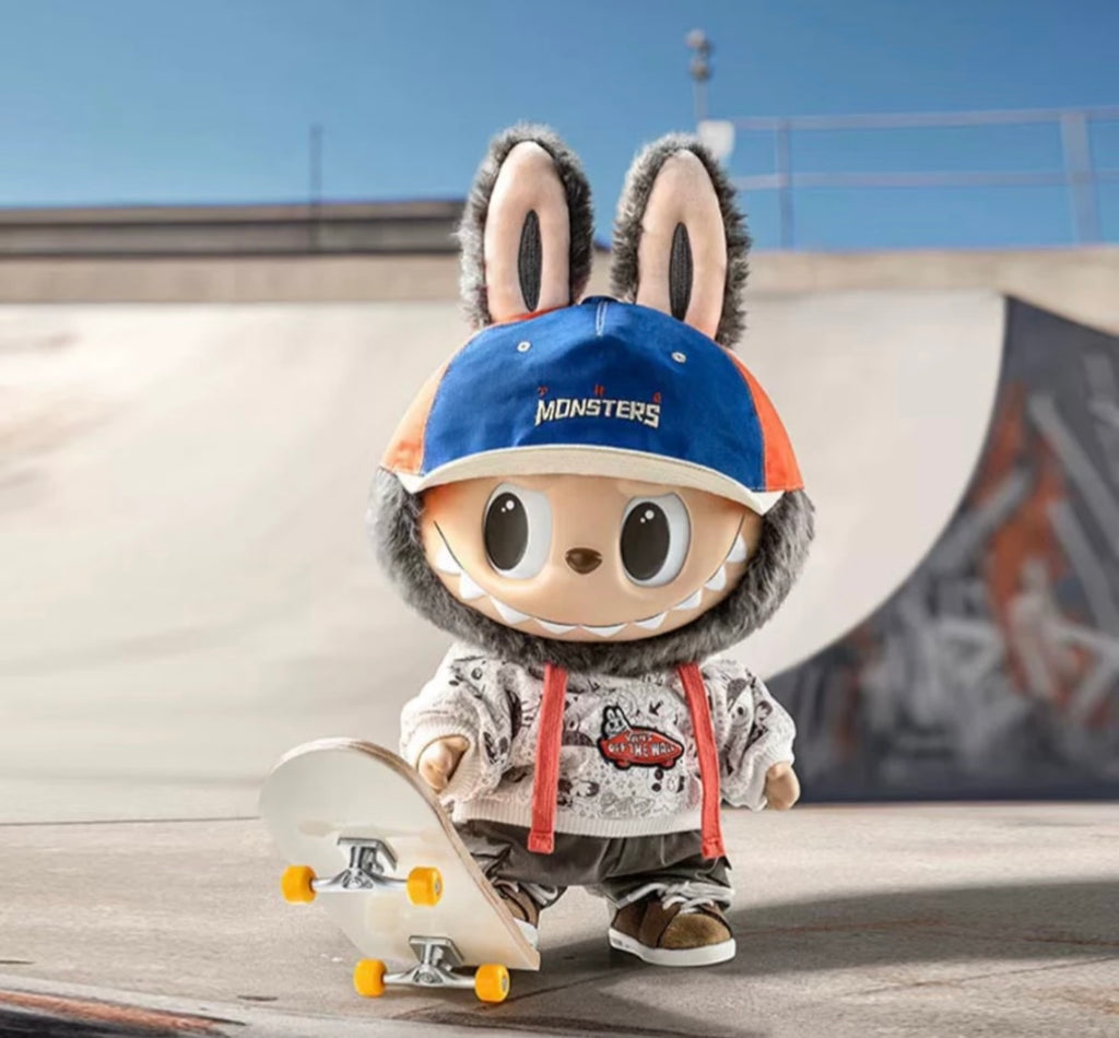 POPMART LABUBU plush toy, a limited edition collaboration with Vans.