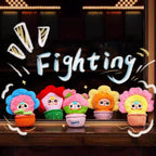 Baby three a pot of small flowers plush series blind box trendy toy doll ornaments gift