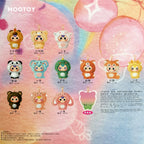 Baby Threecute plush blind box, whole box, brand new Three generations of cute miniature