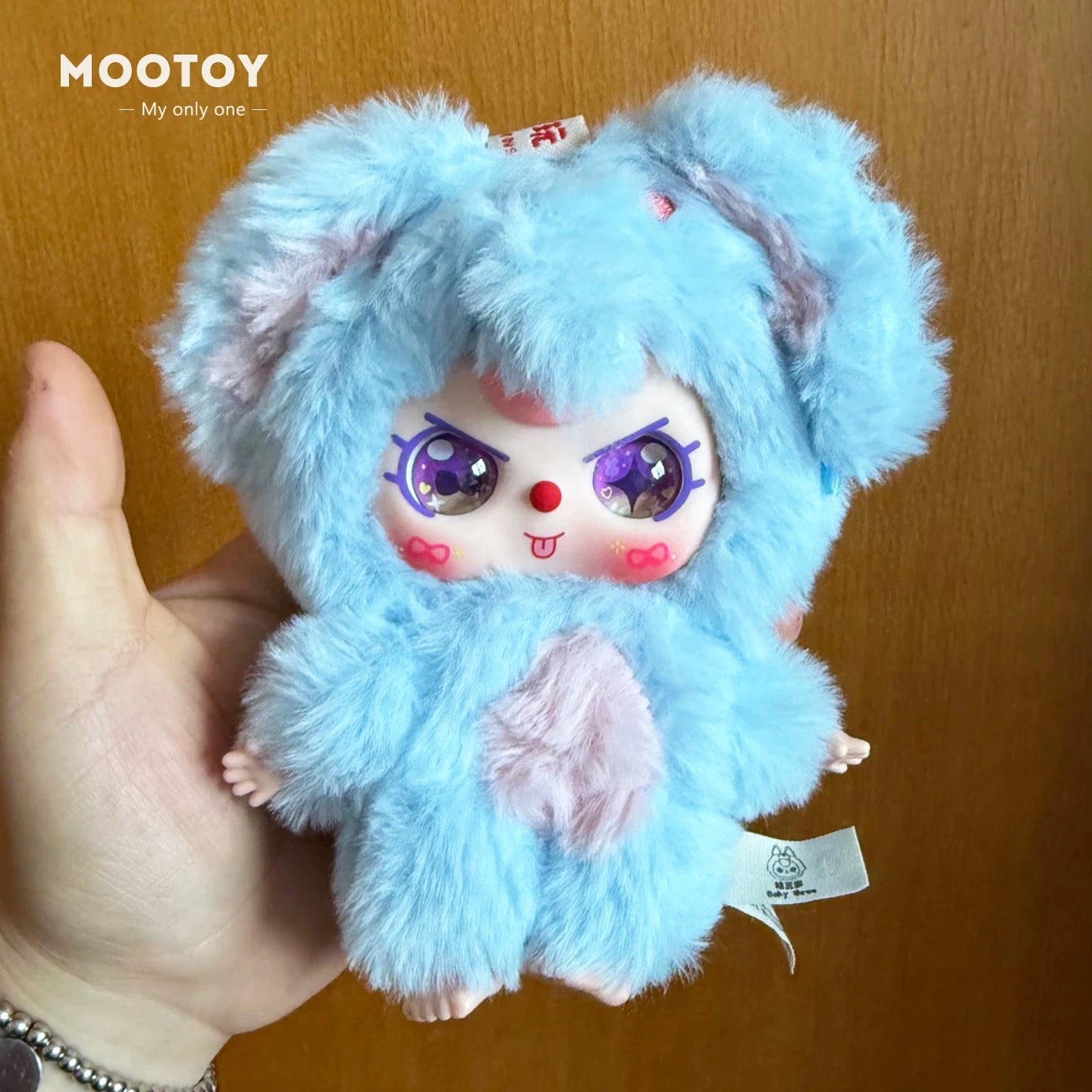 Baby Threecute plush blind box, whole box, brand new Three generations of cute miniature