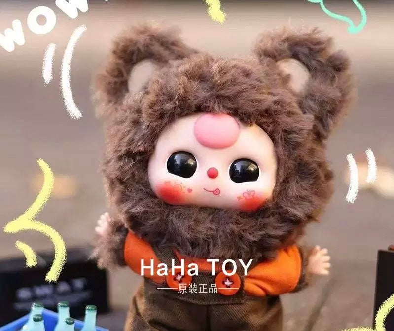 Baby Three Big cute plush cute cute trendy play surrounding dolls