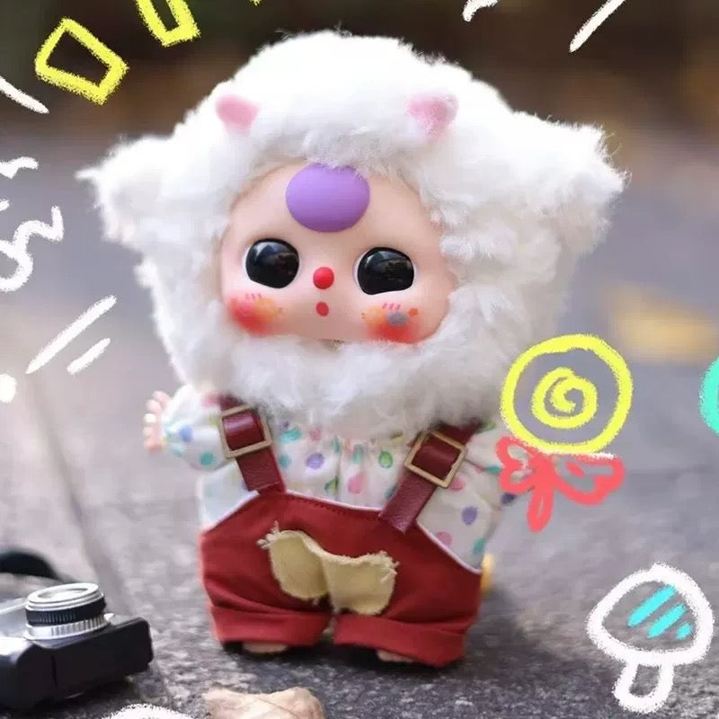 Baby Three Big cute plush cute cute trendy play surrounding dolls