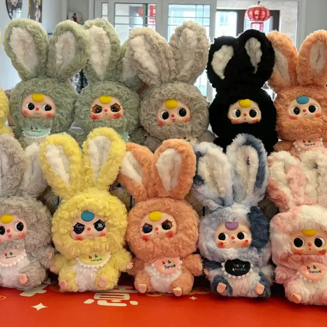 Baby Three Lily Rabbit Town first generation plush blind box end box baby three years old plush blind box