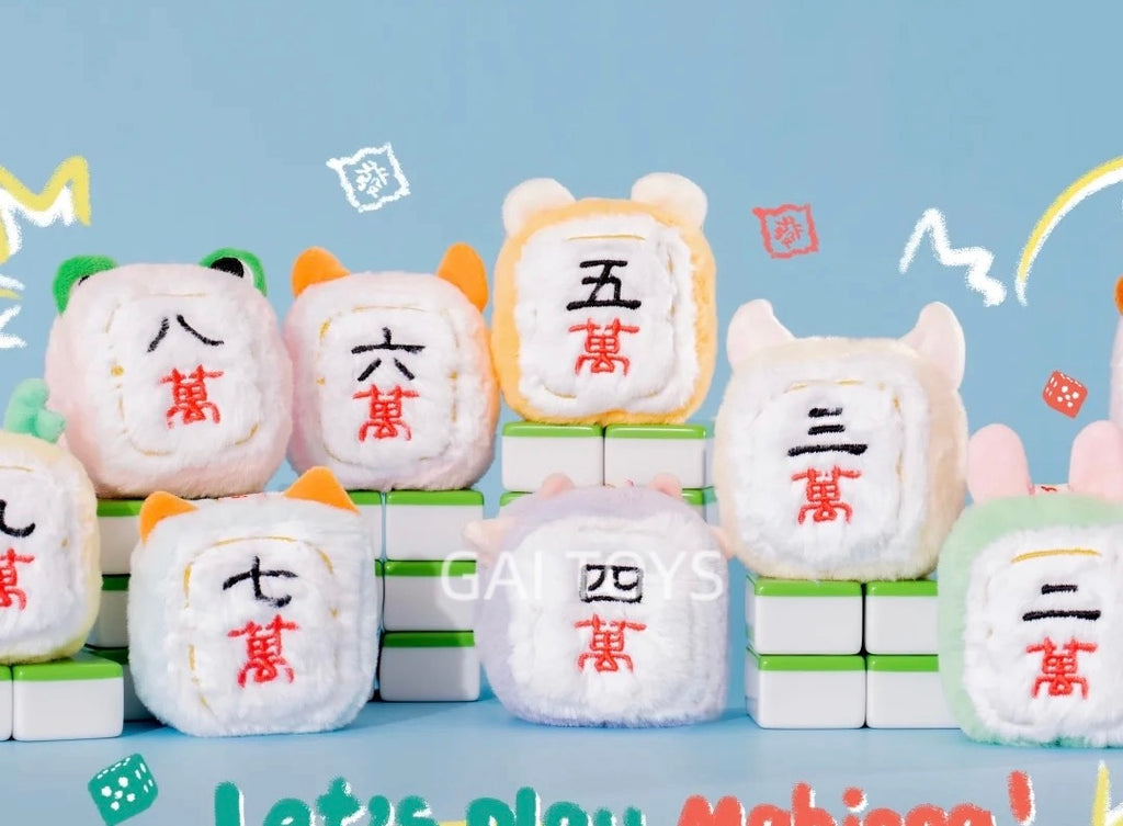 BABY THREE T Mahjong Series Plush Blind Box Figure
