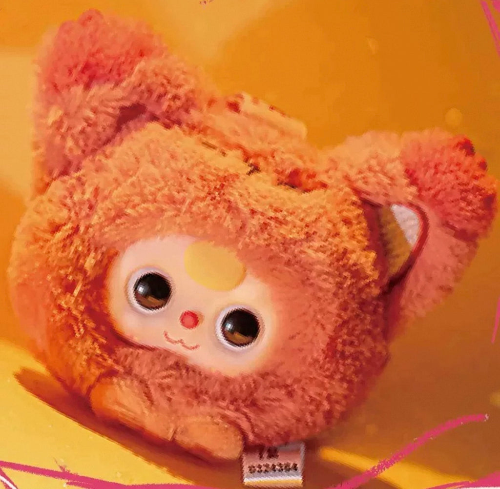 Baby three-year-old mini animal head small plush series trendy blind box