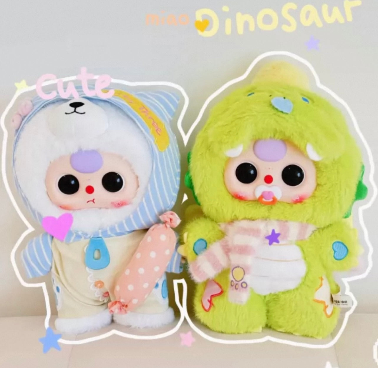 Baby three-year-old sweet dream 100% plush blind box cute rabbit hand-made pendant