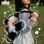 Baby three three-year-old hug baby backpack plush backpack cute doll girl bag gift 400%