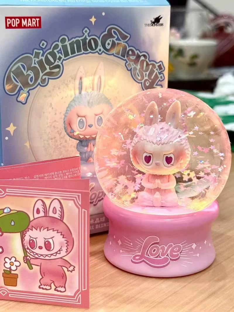 POPMART LABUBU Big Into Energy Crystal Ball Gift Figurine Blind Box