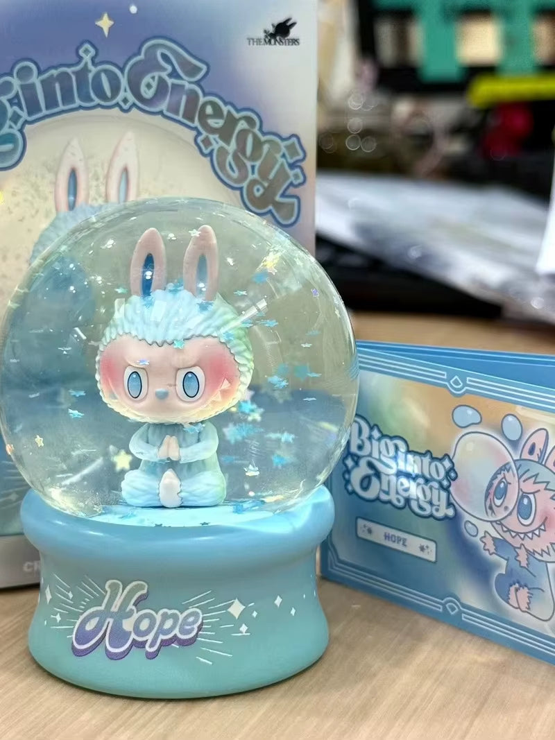 POPMART LABUBU Big Into Energy Crystal Ball Gift Figurine Blind Box