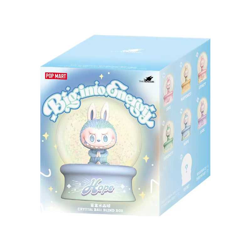POPMART LABUBU Big Into Energy Crystal Ball Gift Figurine Blind Box