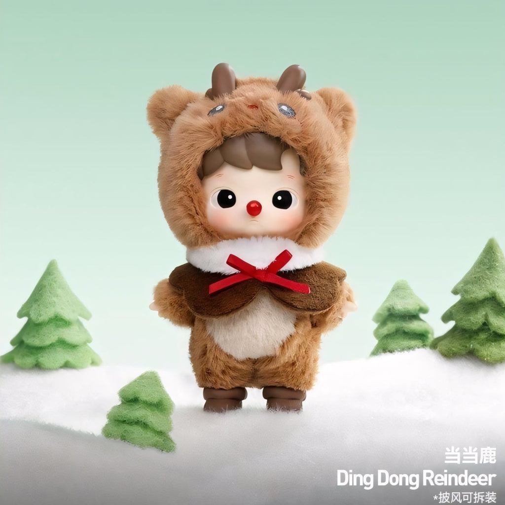 POPMART HACIPUPU Animal Stickers Series Figures Blind Box Trendy Toys Doll Gifts