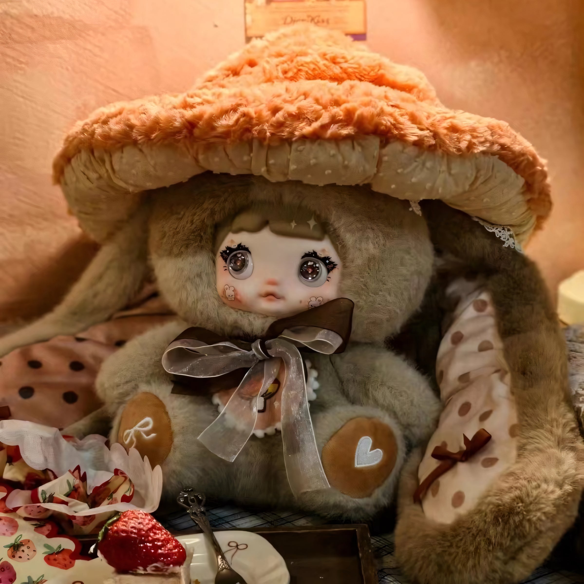 Nommi Mushroom Hat 400% Plush Blind Box