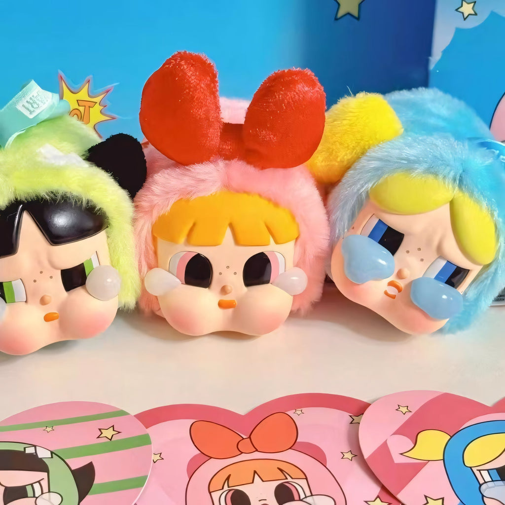 Cry Baby & Powerfuff Girls Series-Vinyl Face Plush Blind Box
