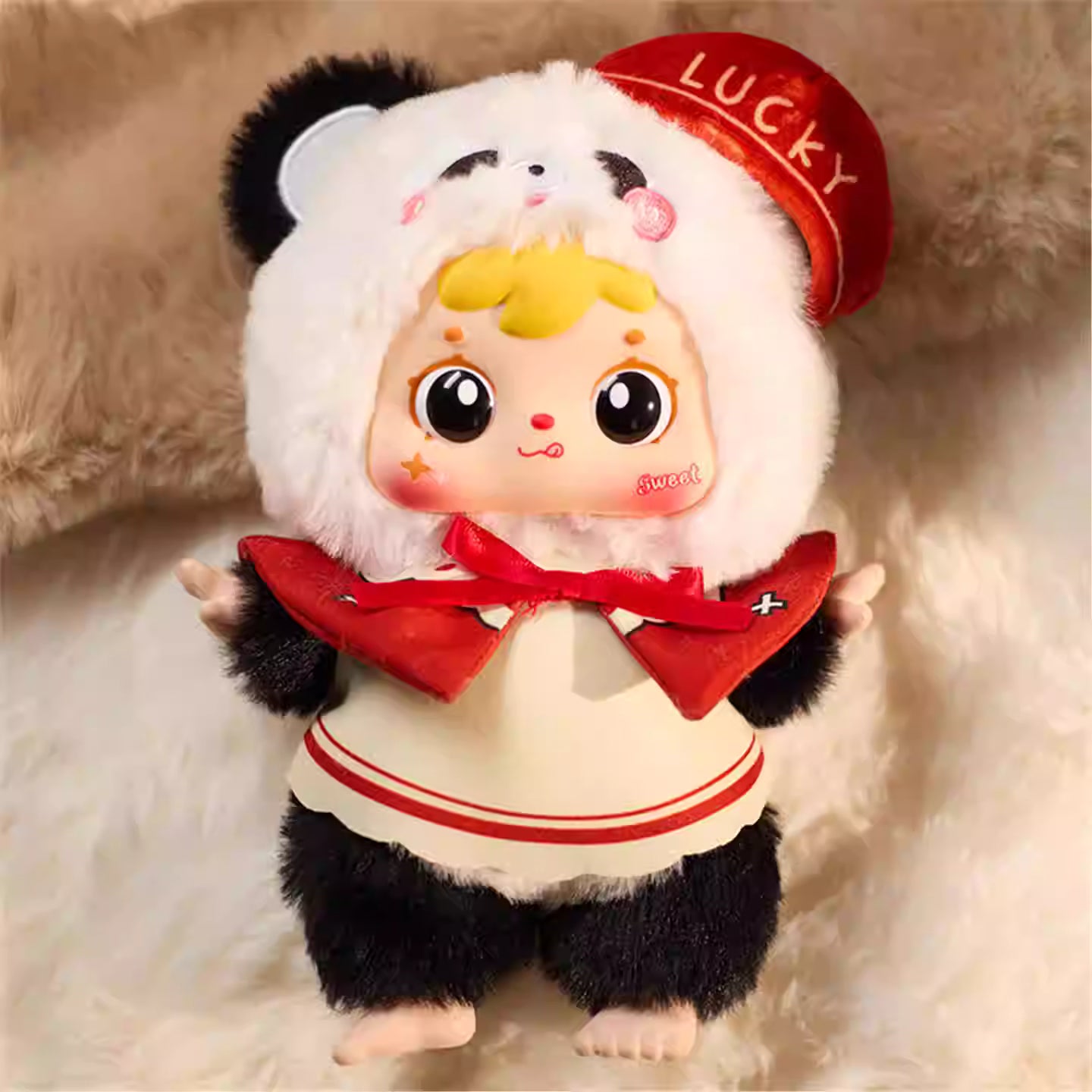 Samuel the Little Furball Plush Blind Box Doll Girls' Gift Decorative Figurine Trendy Toy