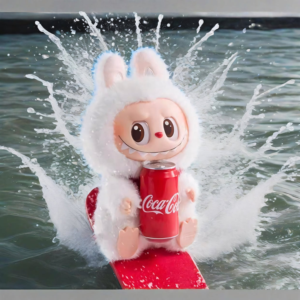 POP MART The Monsters Labubu Coca-Cola Plush Pendant Authentic Sealed BLIND BOX