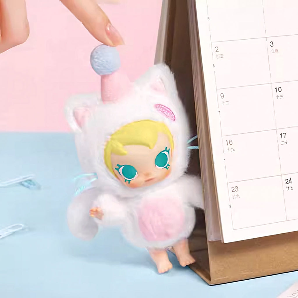 Authentic Baby Molly Pocket Friends Series-Vinyl Plush Pendant