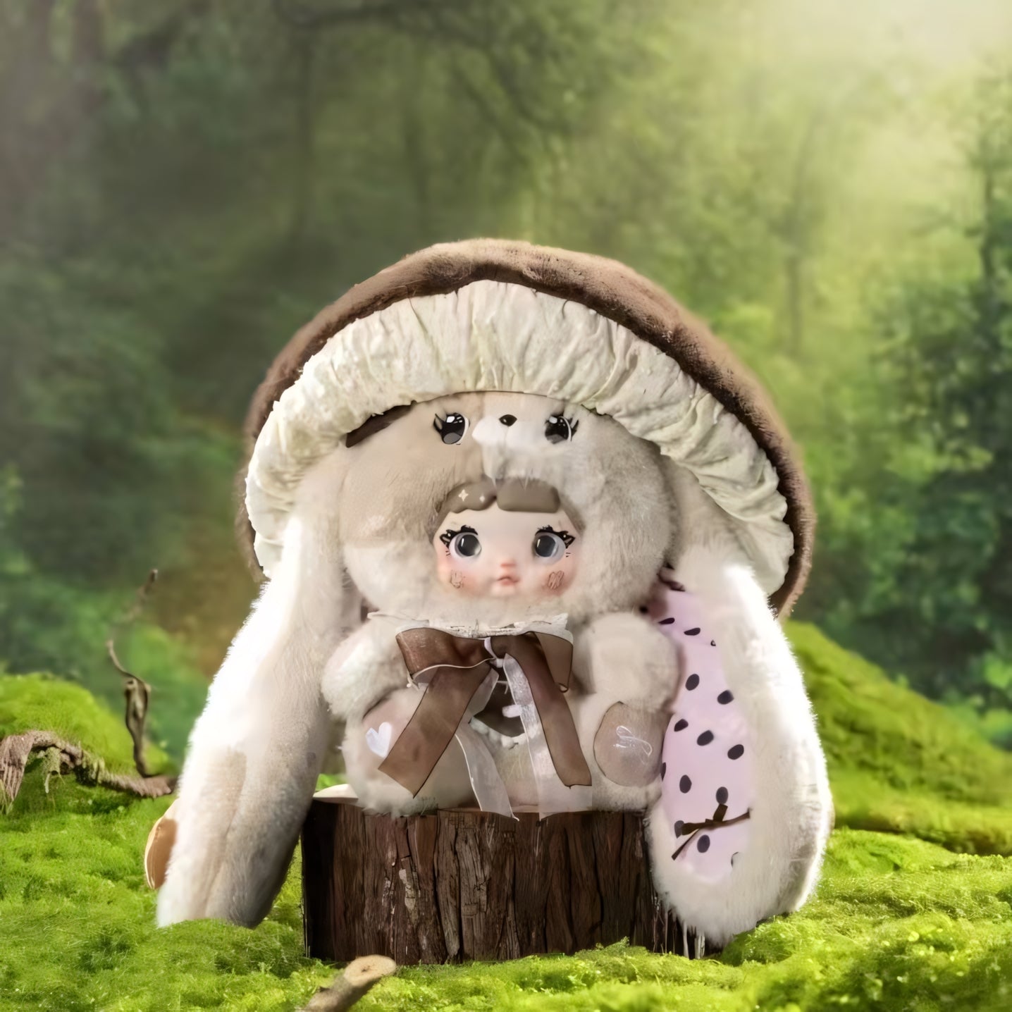 Nommi Mushroom Hat 400% Plush Blind Box