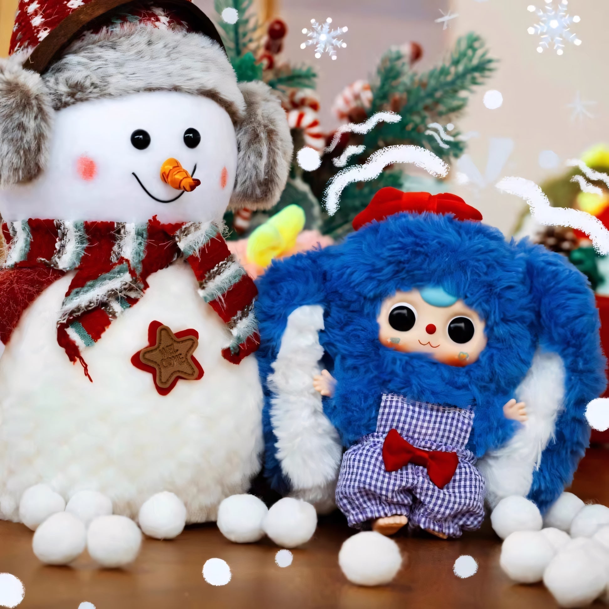 Baby Three official macaron little rabbit second generation blind box plush trendy play girl cute gift