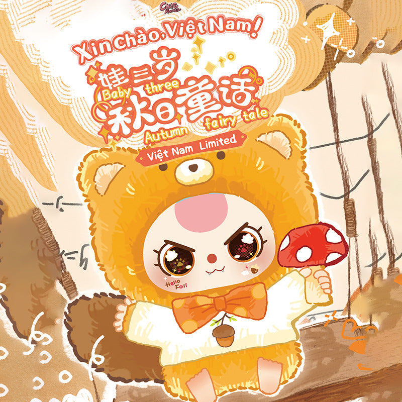 Baby three Autumn fairy tale