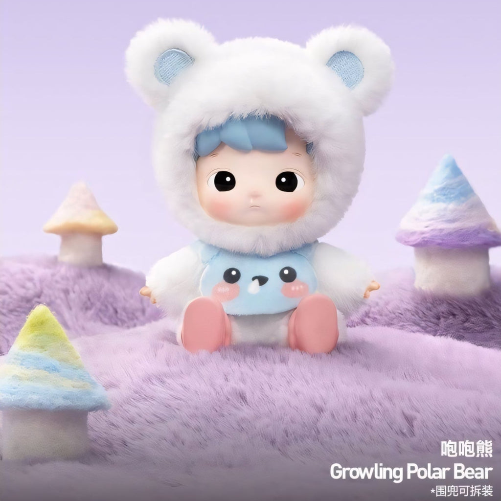 POPMART HACIPUPU Animal Stickers Series Figures Blind Box Trendy Toys Doll Gifts