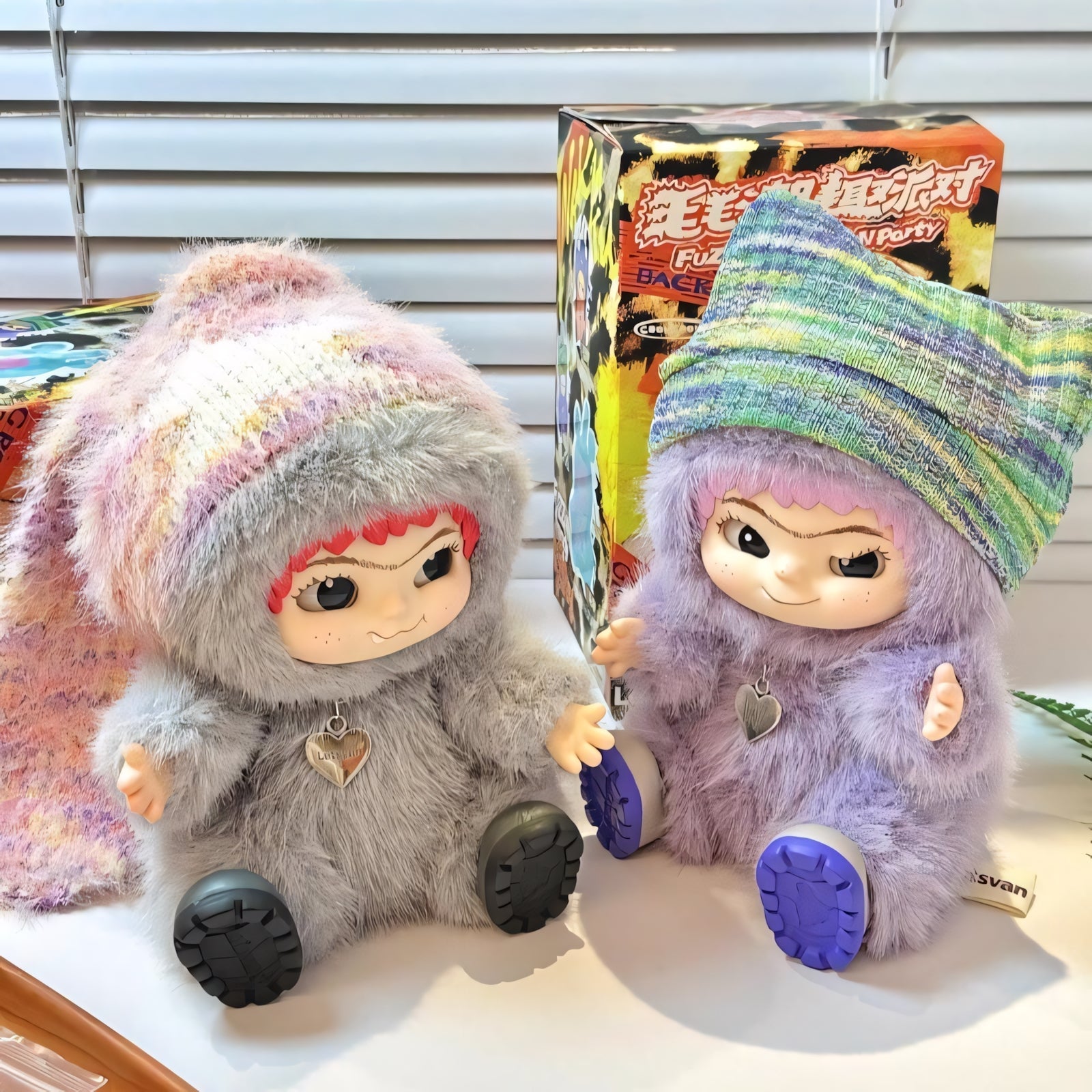 WAKUKU second generation fox rabbit mischievous diary series pendant blind box plush girl gift