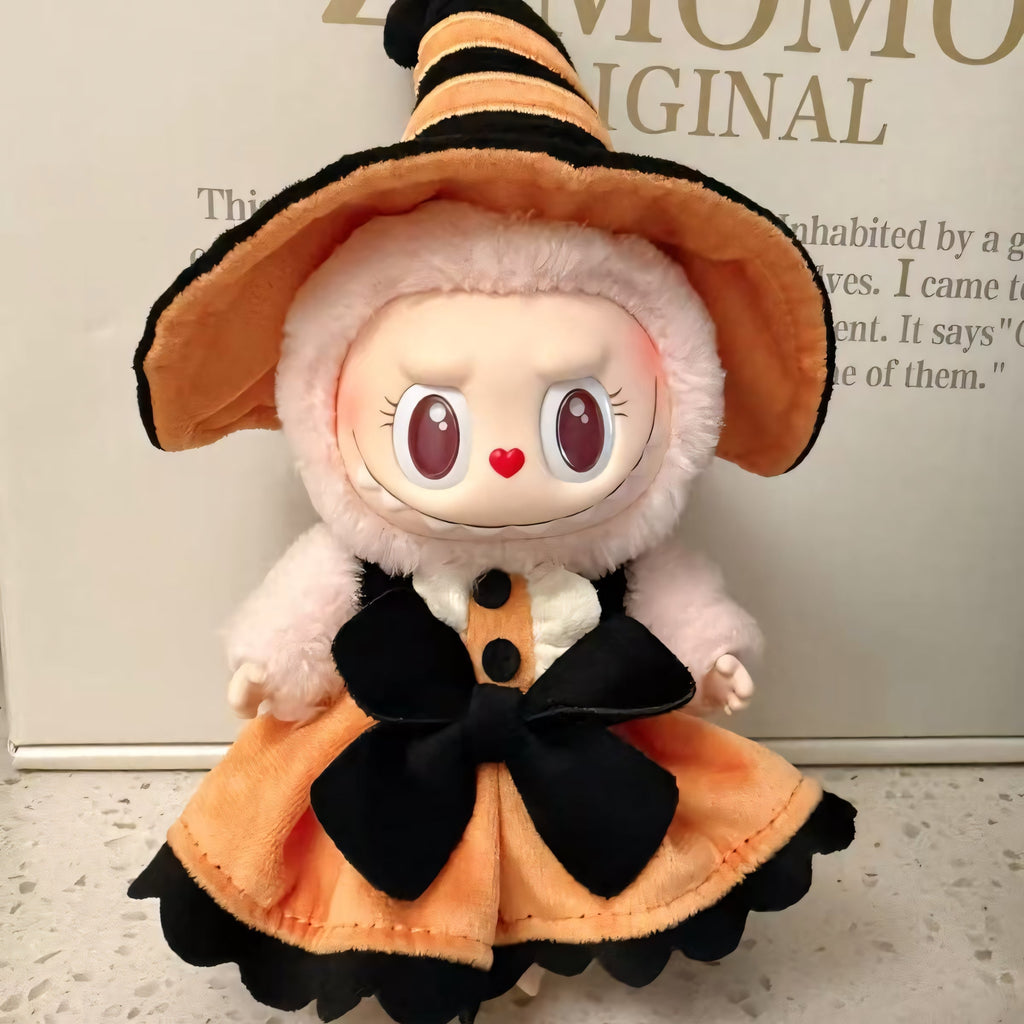 Pop Mart Labubu Magic of Pumpkin Mokoko Vinyl Plush Pendant (Pop Land Exclusive)