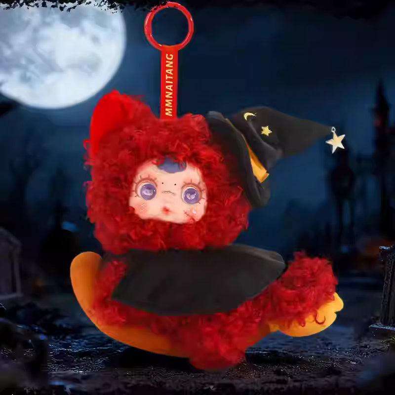 Genuine MMSUGER BABYA Toffee Baby Night Elf Party Series Plush Pendant Blind Box Hand-held Office Doll