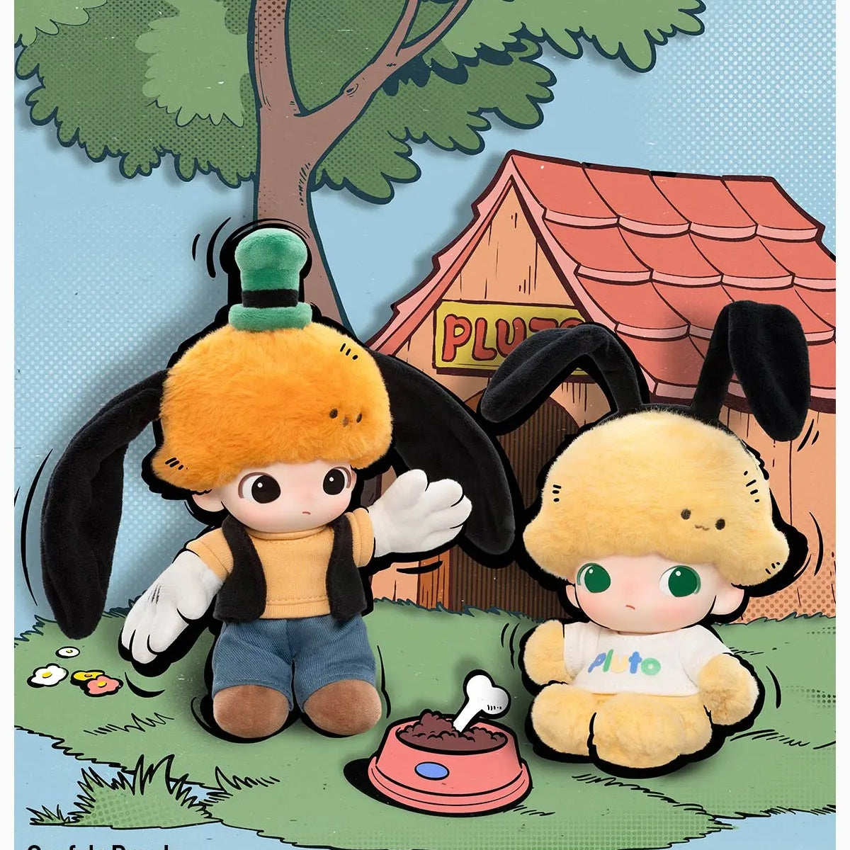 DIMOO WORLD × DISNEY Series-Vinyl Plush Keychain Blind Box