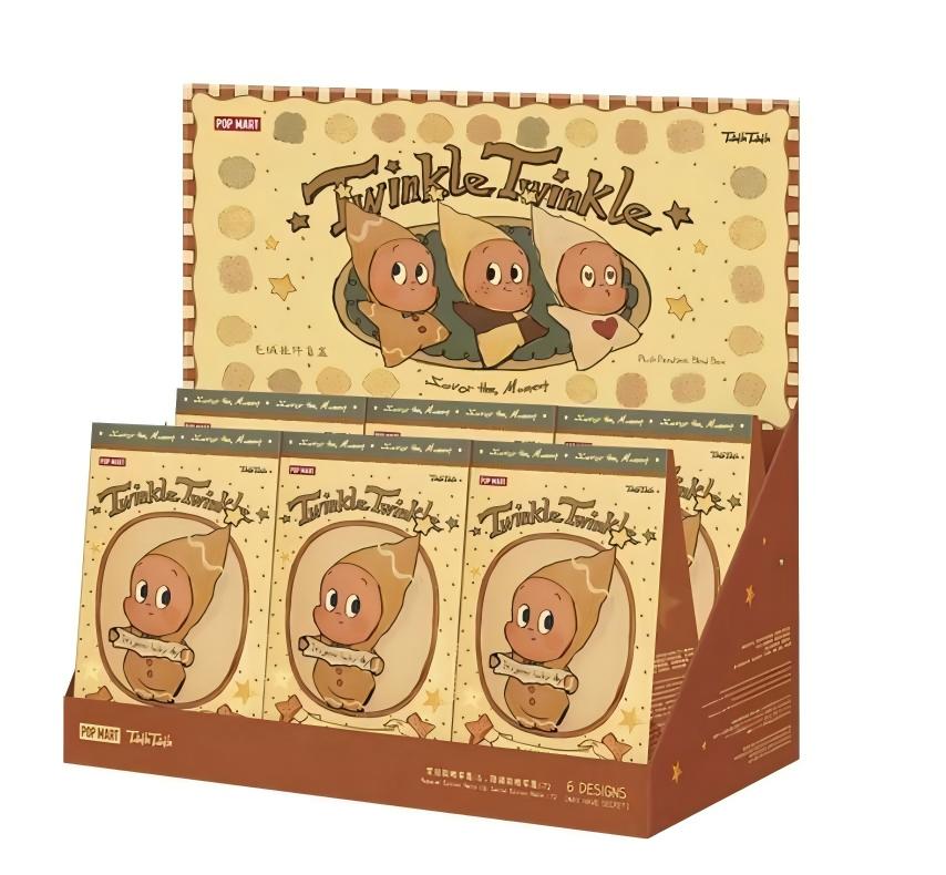 POPMART Pop Mart Star Delicious Moments Series TWINKLE TWINKLE Freshly Baked Biscuits Plush Pendant Trendy Blind Box