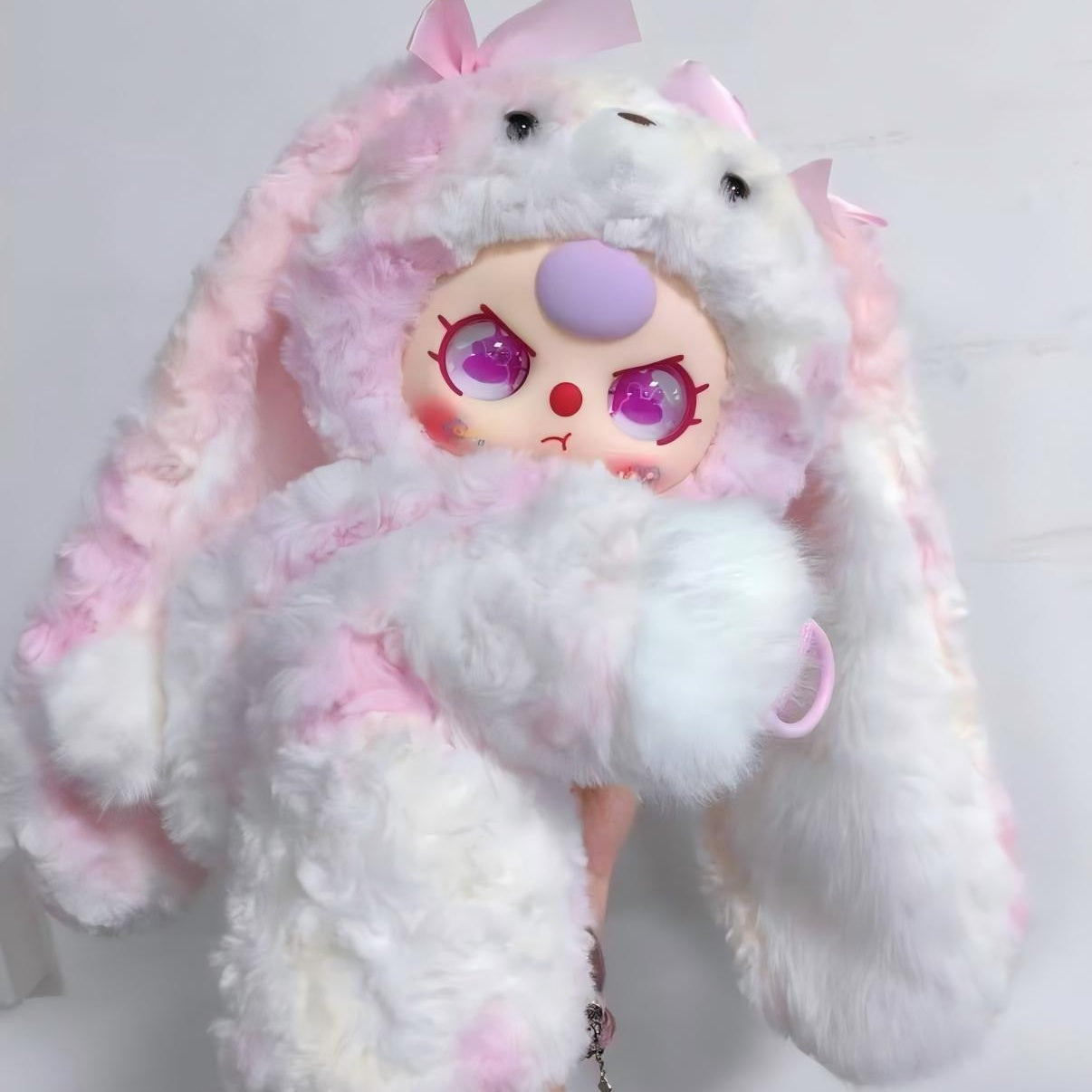 Baby three three-year-old hug baby backpack plush backpack cute doll girl bag gift 400%